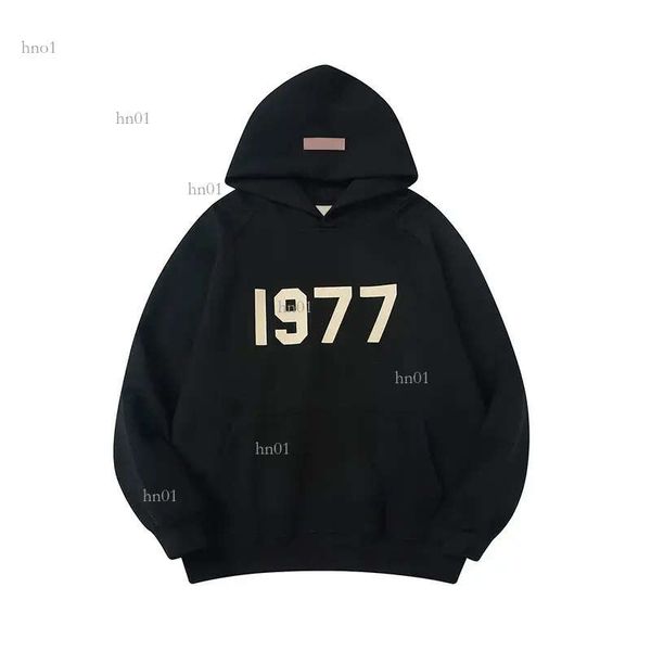 1977 designer essen hoodies hoody men essentail pullover sweatshirts oversized clothing quality mens womens hooded jumper, Black
1977 designer essen hoodies hoody men essentail pullover sweatshirts oversized clothing quality mens womens hooded jumper, Black