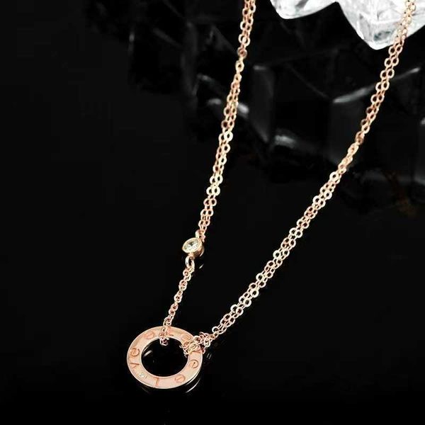 high edition classic design pendant love necklace girls double loop charms 316l steel wedding jewelry collares collier, Silver
high edition classic design pendant love necklace girls double loop charms 316l steel wedding jewelry collares collier, Silver