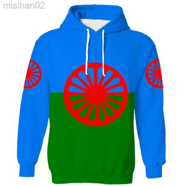 men's hoodies sweatshirts hoodie rom gypsy flag of the romani people sweatshirt print p clothes customizable hkd230731, Black
men's hoodies sweatshirts hoodie rom gypsy flag of the romani people sweatshirt print p clothes customizable hkd230731, Black