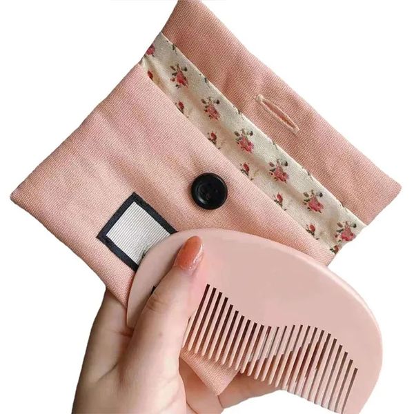 qigu fragrance comb set wood comb pink floral comb storing mini wooden combs linen makeup bag hairdressing comb, Silver
qigu fragrance comb set wood comb pink floral comb storing mini wooden combs linen makeup bag hairdressing comb, Silver