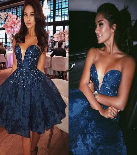 navy blue lace short prom dresses sweetheart sequins beaded knee length ball gown party dresses homecoming dresses zipper up8957227, Black
navy blue lace short prom dresses sweetheart sequins beaded knee length ball gown party dresses homecoming dresses zipper up8957227, Black
