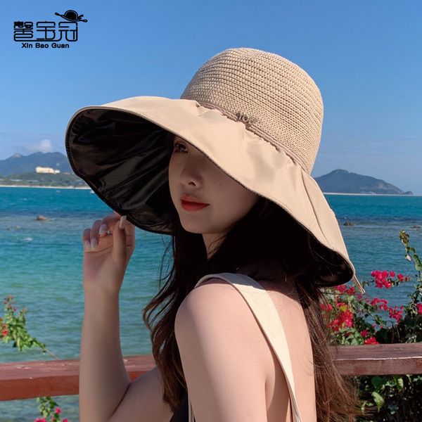 fashion designer jewelry women's summer new black glue bucket hat with big eaves for shading versatile sunshade baseball cap wholesale, Blue;gray
fashion designer jewelry women's summer new black glue bucket hat with big eaves for shading versatile sunshade baseball cap wholesale, Blue;gray