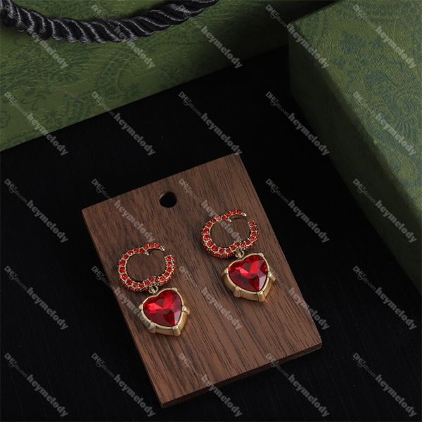 love pendant studs earrings women red heart eardrops ladies double letters dangler with box birthday gift, Golden;silver
love pendant studs earrings women red heart eardrops ladies double letters dangler with box birthday gift, Golden;silver