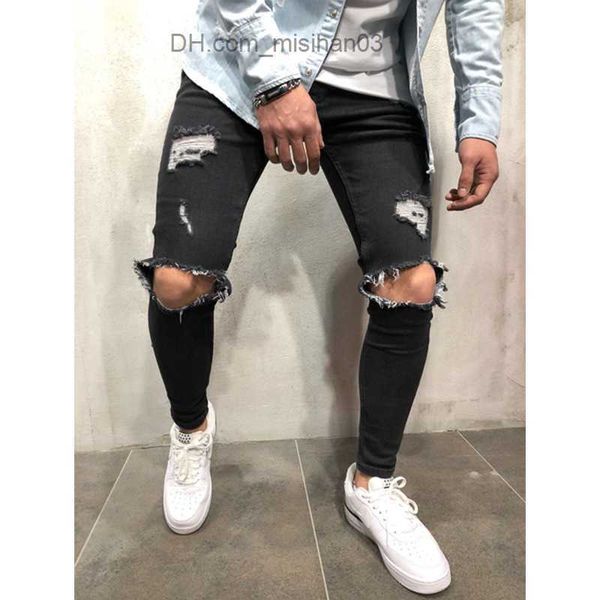 men's pants men's new torn jeans fashion casual ultra-thin denim pencil pants men's trousers z230731, Black
men's pants men's new torn jeans fashion casual ultra-thin denim pencil pants men's trousers z230731, Black