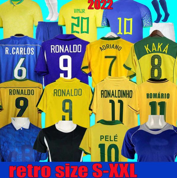 2023 retro brasil pele soccer jerseys 2002 carlos romario ronaldo ronaldinho shirts 2004 1994 brazils 2006 rivaldo adriano kaka 1988 2000 20, Gray
2023 retro brasil pele soccer jerseys 2002 carlos romario ronaldo ronaldinho shirts 2004 1994 brazils 2006 rivaldo adriano kaka 1988 2000 20, Gray