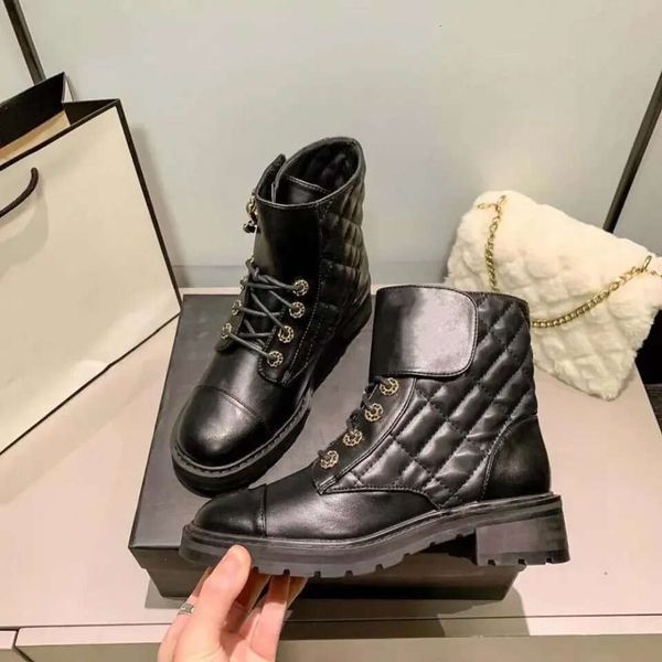 designer martin boots womens spring and autumn side zipper high chunky heel short boots british style leather chain, Black
designer martin boots womens spring and autumn side zipper high chunky heel short boots british style leather chain, Black