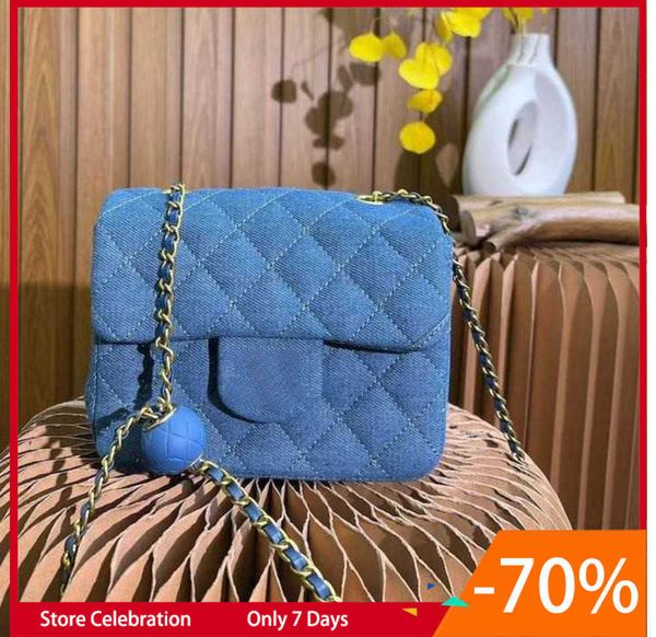 denim designer bag luxury handbag fashionbags crossbody classic quilted mini golden ball woman shoulder sling vintage27
denim designer bag luxury handbag fashionbags crossbody classic quilted mini golden ball woman shoulder sling vintage27