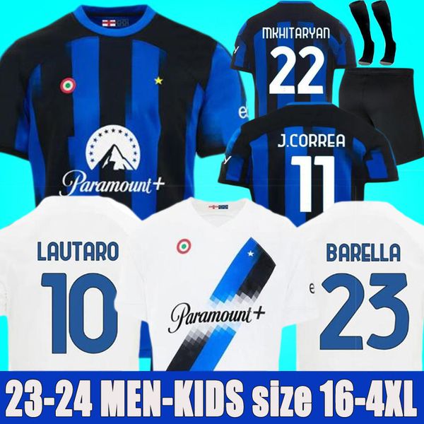 23 24 maglia inters soccer jerseys milans men kids kits final maillot de foot lukaku dzeko lautaro 2023 2024 im maglie uniforms football shi, Black;yellow
23 24 maglia inters soccer jerseys milans men kids kits final maillot de foot lukaku dzeko lautaro 2023 2024 im maglie uniforms football shi, Black;yellow