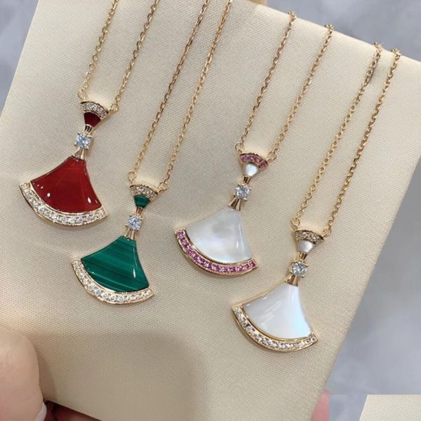 pendant necklaces new esigner necklace for women fashionable and charming fan shaped 18k gold high-quality steel luxury drop otg29, Silver
pendant necklaces new esigner necklace for women fashionable and charming fan shaped 18k gold high-quality steel luxury drop otg29, Silver