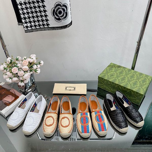 woven espadrilles sile women's interlocking g lofers flat raffia dress shoe luxury designer casual shoes factory footwear size 35-41 wi, Black
woven espadrilles sile women's interlocking g lofers flat raffia dress shoe luxury designer casual shoes factory footwear size 35-41 wi, Black