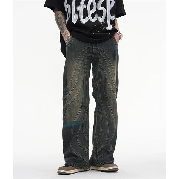 men's jeans streetwear jeans men y2k painted circle striped straight flare pants harajuku baggy kpop hip hop designer wide denim trouse, Blue
men's jeans streetwear jeans men y2k painted circle striped straight flare pants harajuku baggy kpop hip hop designer wide denim trouse, Blue