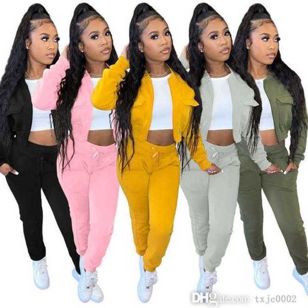 women active tracksuits two piece pants set deisgner double sided velvet long sleeve jacket sweatpant outfits sportwear, Gray
women active tracksuits two piece pants set deisgner double sided velvet long sleeve jacket sweatpant outfits sportwear, Gray