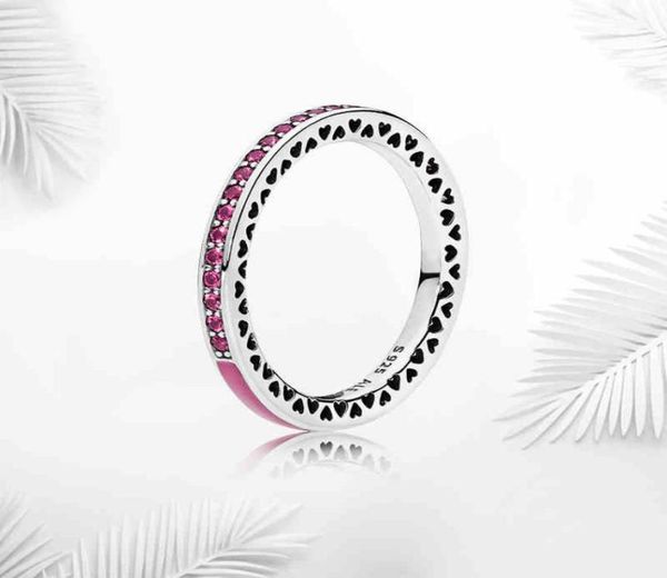 blue green pink enamel band rings with color crystal original box for heart love 925 silver ring for women girls gift825182924948
blue green pink enamel band rings with color crystal original box for heart love 925 silver ring for women girls gift825182924948