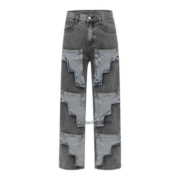 oversize street dark gothic feng shui wash patch tear hole jeans men's fashion, Blue
oversize street dark gothic feng shui wash patch tear hole jeans men's fashion, Blue