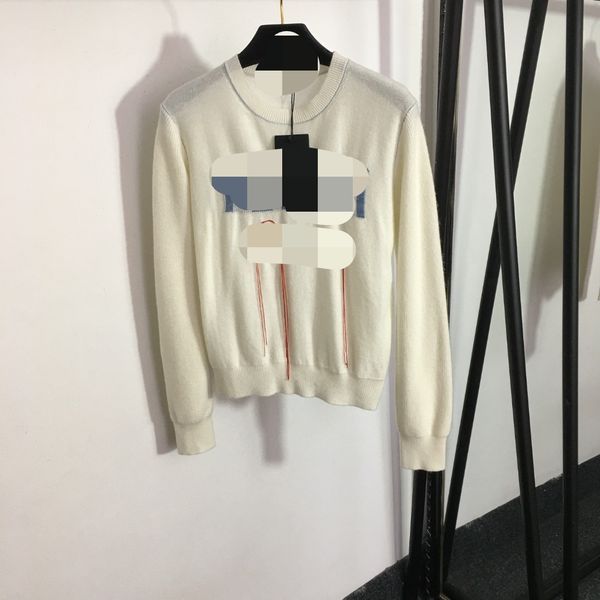322 2023 spring brand same style sweater long sleeve crew neck pullover fashion womens clothes red womens 20234582, White;black
322 2023 spring brand same style sweater long sleeve crew neck pullover fashion womens clothes red womens 20234582, White;black
