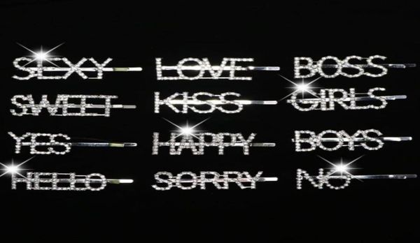 words rhinestone word hair clips crystal girl hairpin bling diamond letter barrettes fashion bangs clip woman6832783, Golden;silver
words rhinestone word hair clips crystal girl hairpin bling diamond letter barrettes fashion bangs clip woman6832783, Golden;silver