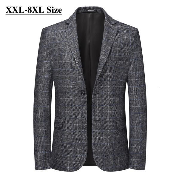 men's suits blazers autumn men's plaid blazer business casual suit jacket 8xl 7xl 6xl plus size office party wedding dress coat br, White;black
men's suits blazers autumn men's plaid blazer business casual suit jacket 8xl 7xl 6xl plus size office party wedding dress coat br, White;black