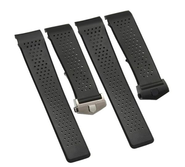watch bands 22mm 24mm black ventilation band for tag carrera silicone rubber waterproof strap bracelet belt1198490, Black;brown
watch bands 22mm 24mm black ventilation band for tag carrera silicone rubber waterproof strap bracelet belt1198490, Black;brown