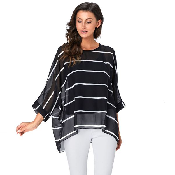 women's blouses shirts bhflutter 4xl 5xl 6xl plus size blouse shirt women striped print summer tees batwing sleeve casual chiffon blou, White
women's blouses shirts bhflutter 4xl 5xl 6xl plus size blouse shirt women striped print summer tees batwing sleeve casual chiffon blou, White
