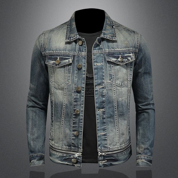 mens jackets denim jacket men vintage washed stylish with lapels casual 230731, Black;brown
mens jackets denim jacket men vintage washed stylish with lapels casual 230731, Black;brown