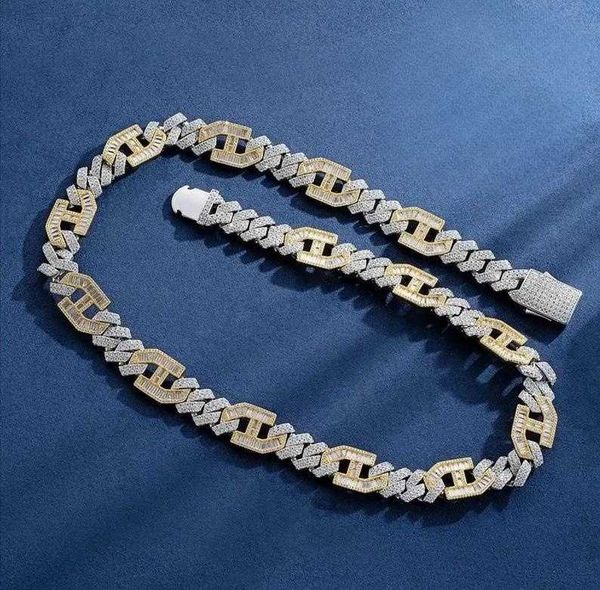 hiphop 925 sterling silver 15mm baguette link chain iced out vvs moissanite cuban chain
hiphop 925 sterling silver 15mm baguette link chain iced out vvs moissanite cuban chain