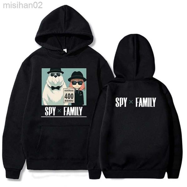 men's hoodies sweatshirts spy x family hoodies anime hoodie manga harajuku oversized pullovers anya forger hoodies mens/woman fashion s, Black
men's hoodies sweatshirts spy x family hoodies anime hoodie manga harajuku oversized pullovers anya forger hoodies mens/woman fashion s, Black