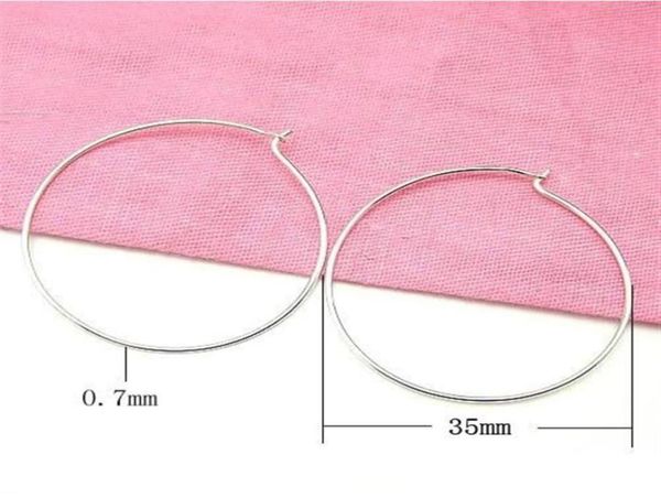 10pairs lot 925 sterling silver hoop earrings for diy craft jewelry gift 0 7x35mm wp126259t6603360, Golden;silver
10pairs lot 925 sterling silver hoop earrings for diy craft jewelry gift 0 7x35mm wp126259t6603360, Golden;silver