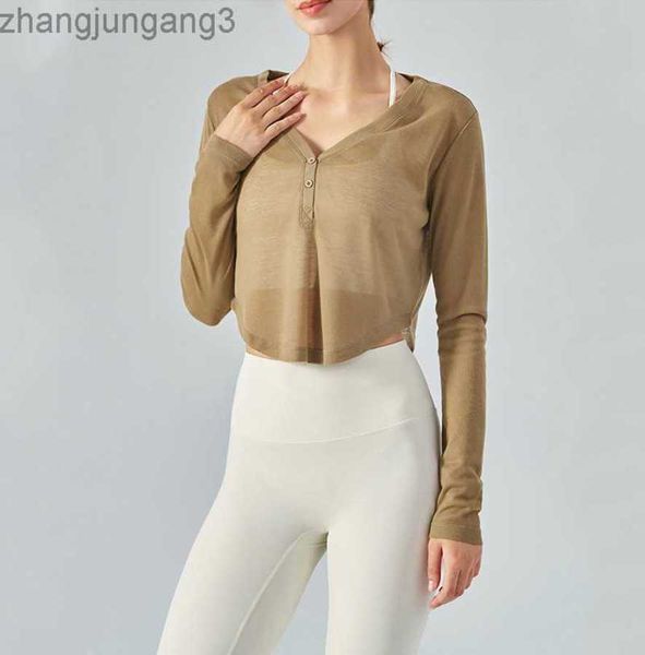 23sss alos yoga t shirt women's spring and autumn thin breathable yoga shirt loose dry running fitness sports shirt, White
23sss alos yoga t shirt women's spring and autumn thin breathable yoga shirt loose dry running fitness sports shirt, White