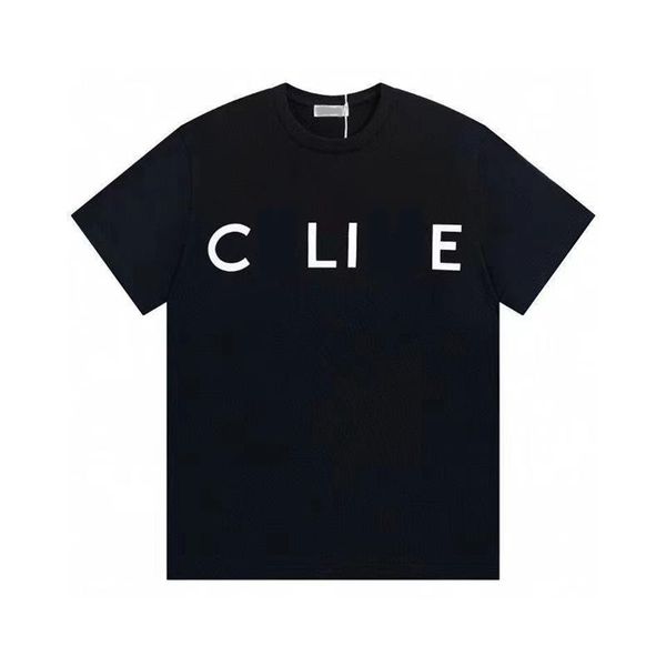 23ss women's t-shirt men's designer classic alphabet print short sleeve t-shirt men's and women's couple 260g clothes t-, White 
23ss women's t-shirt men's designer classic alphabet print short sleeve t-shirt men's and women's couple 260g clothes t-, White