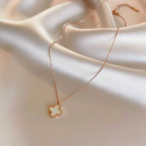 clover necklace designer four leaf chain double-sided clover flower necklace collarbone student's simple temperament advanced sense of, Silver
clover necklace designer four leaf chain double-sided clover flower necklace collarbone student's simple temperament advanced sense of, Silver