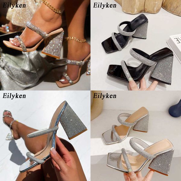 sandals square high heel slippers summer fashion narrow crystal design peep toe strange style slides women mules pumps shoes 230316, Black
sandals square high heel slippers summer fashion narrow crystal design peep toe strange style slides women mules pumps shoes 230316, Black