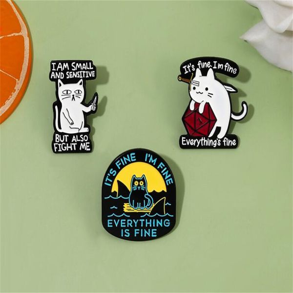 new high-end animal alloy brooch button cartoon cute white letters cat paint badge ae624, Gray
new high-end animal alloy brooch button cartoon cute white letters cat paint badge ae624, Gray