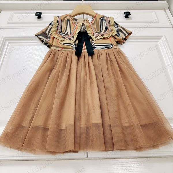 high end girls mesh dresses luxury summer shirts dress cotton stitching skirts navy collar plaid dresses for girls 2023 designer children pl, Red;yellow
high end girls mesh dresses luxury summer shirts dress cotton stitching skirts navy collar plaid dresses for girls 2023 designer children pl, Red;yellow