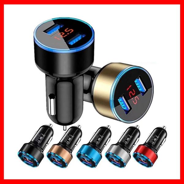 car charger for cigarette lighter smart phone usb adapter mobile phone chargers dual usb digital display voltmeter fast charging car-charge
car charger for cigarette lighter smart phone usb adapter mobile phone chargers dual usb digital display voltmeter fast charging car-charge