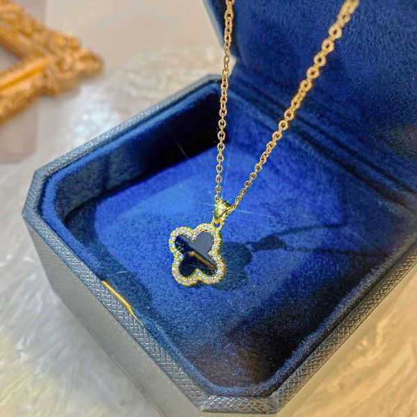 clover necklace designer four leaf clover pendant titanium steel necklace women's 18k rose gold with diamonds luxury black shell gold p, Silver
clover necklace designer four leaf clover pendant titanium steel necklace women's 18k rose gold with diamonds luxury black shell gold p, Silver