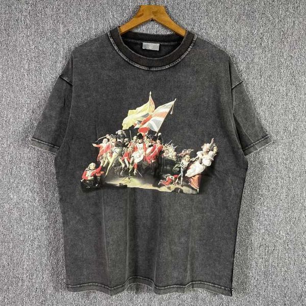 present xiaozhongchao brand oil painting pattern printing washed and used short sleeve men's loose half t-shirt couple, White;black
present xiaozhongchao brand oil painting pattern printing washed and used short sleeve men's loose half t-shirt couple, White;black