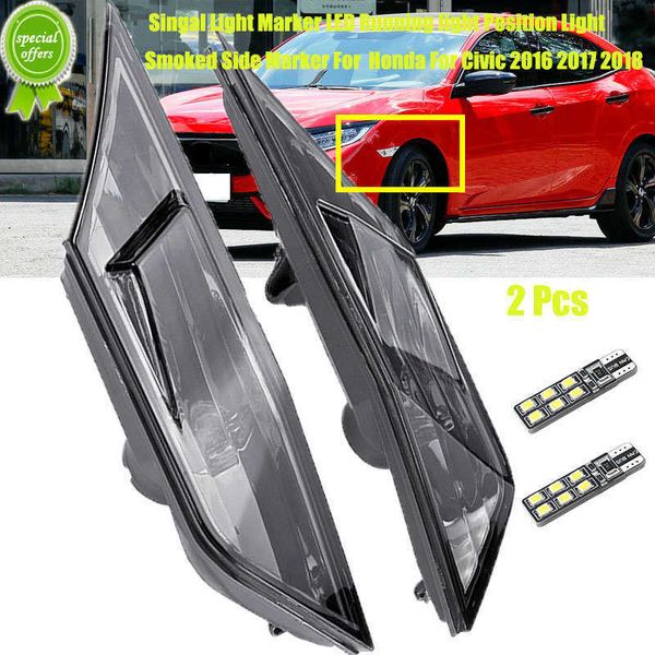 new 1 pair car sidemarker lamps smoked black front side marker light kit turn signal light or honda for civic10th 2016-2018
new 1 pair car sidemarker lamps smoked black front side marker light kit turn signal light or honda for civic10th 2016-2018
