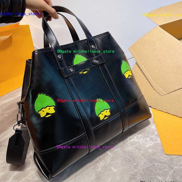 designers shopping bags cartoon printing leather totes large capacity fashion women men handbags foldable nigo travel bag 2 colors
designers shopping bags cartoon printing leather totes large capacity fashion women men handbags foldable nigo travel bag 2 colors