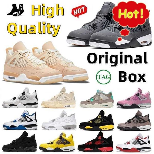 2023 j4 with box 4 4s jumpman basketball shoes for men sneakers for women cool grey university blue bred black cat shimmer sail red
2023 j4 with box 4 4s jumpman basketball shoes for men sneakers for women cool grey university blue bred black cat shimmer sail red