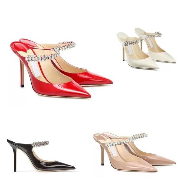 sandals lacquer leather narrow belt beaded pointed summer women's fashion dress one button dinner party walking shoes, Black
sandals lacquer leather narrow belt beaded pointed summer women's fashion dress one button dinner party walking shoes, Black