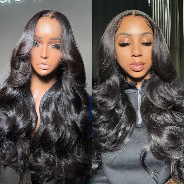 32 34 inch body wave 13x4 13x6 hd transparent lace front human hair wigs for women pre plucked 360 full lace frontal wigfactory, Black
32 34 inch body wave 13x4 13x6 hd transparent lace front human hair wigs for women pre plucked 360 full lace frontal wigfactory, Black