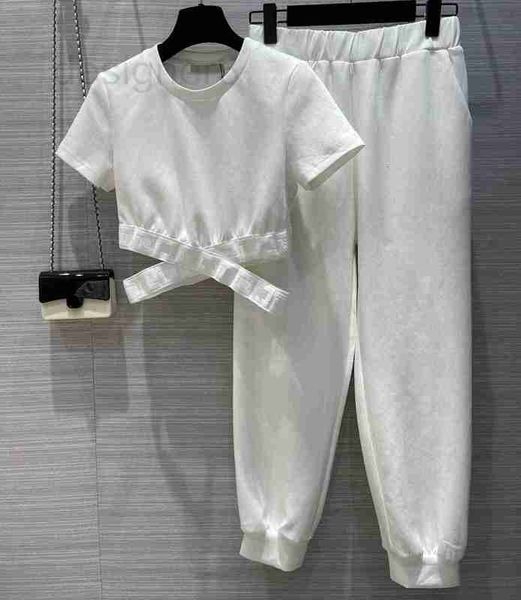 women's tracksuits designer tracksuits super short t-shirt cross webbing with corset jogging pants fashion sports suit womens two-piece, Gray
women's tracksuits designer tracksuits super short t-shirt cross webbing with corset jogging pants fashion sports suit womens two-piece, Gray