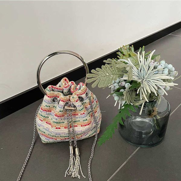 shiny wool bucket bag rainbow lattice shiny hand diamond chain bag portable messenger bag 230401
shiny wool bucket bag rainbow lattice shiny hand diamond chain bag portable messenger bag 230401