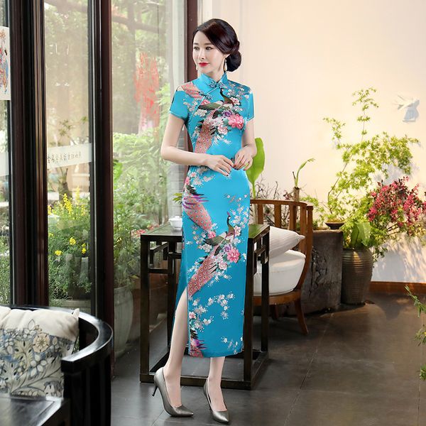 casual dresses fikoo chinese national spring cheongsam long dress peacock floral vintage silk 230331, Black;gray
casual dresses fikoo chinese national spring cheongsam long dress peacock floral vintage silk 230331, Black;gray