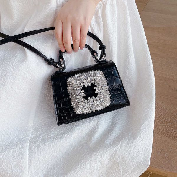 autumn 2022 new women's bag handmade water diamond heavy craft crocodile pattern mini handheld shoulder bag crossbody small square bag
autumn 2022 new women's bag handmade water diamond heavy craft crocodile pattern mini handheld shoulder bag crossbody small square bag
