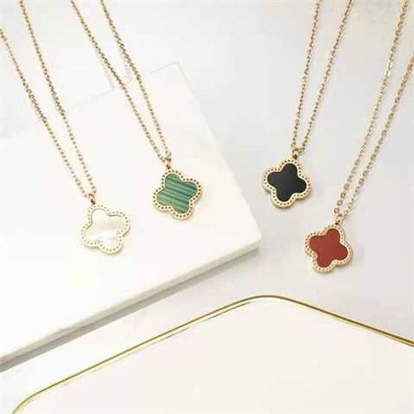 van clover necklace designer four leaf clover pendant grass women's simple titanium steel lock bone chain 18k rose gold neck net red or, Silver
van clover necklace designer four leaf clover pendant grass women's simple titanium steel lock bone chain 18k rose gold neck net red or, Silver