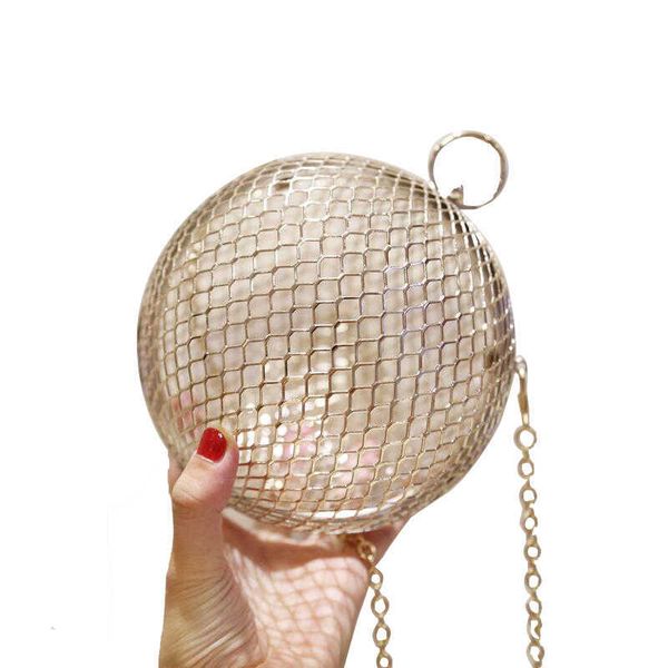 hollow metal ball women shoulder bag gold cages women round clutch bag evening ladies luxury wedding party bags crossbody purse 230401
hollow metal ball women shoulder bag gold cages women round clutch bag evening ladies luxury wedding party bags crossbody purse 230401