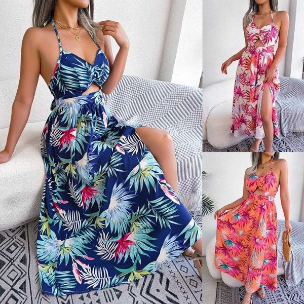 spring and casual dresses summer flower sleeve cutout sling long dress holiday, Black;gray
spring and casual dresses summer flower sleeve cutout sling long dress holiday, Black;gray