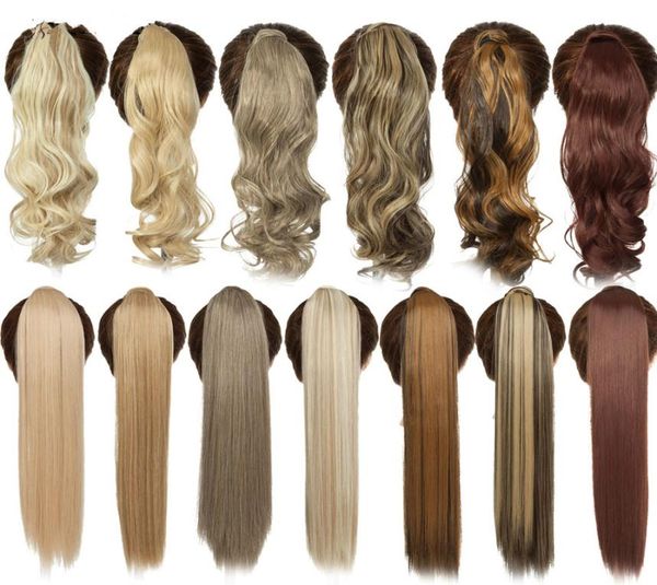 18039inch long wavy clip in hair tail false ponytail hairpiece with hairpins synthetic ponytail hair extension5450361, Black
18039inch long wavy clip in hair tail false ponytail hairpiece with hairpins synthetic ponytail hair extension5450361, Black