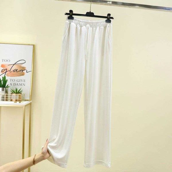 cuprammonuium silk wide leg pants womens summer thin european version high waist, Black;white
cuprammonuium silk wide leg pants womens summer thin european version high waist, Black;white